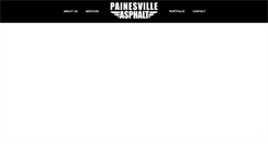 Desktop Screenshot of painesvilleasphalt.com